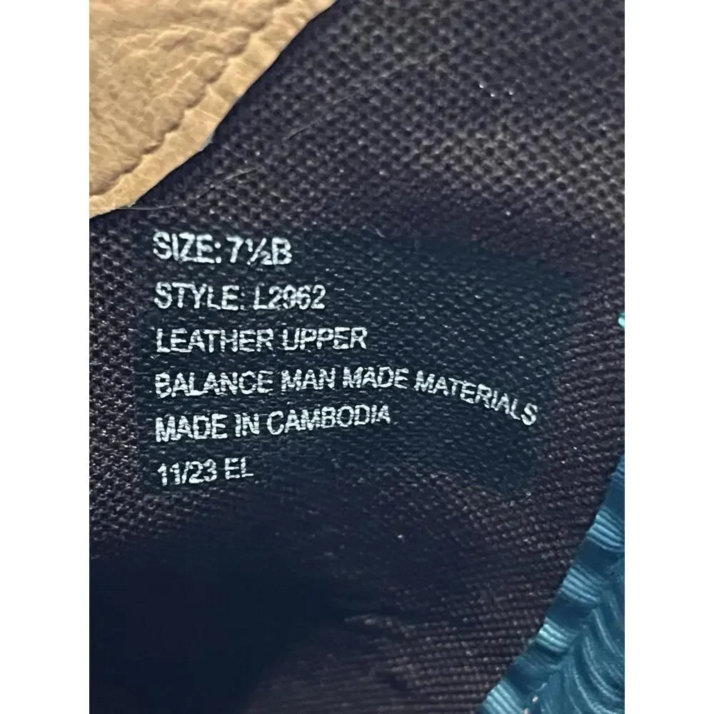 Justin Boots Rein 12 Inch Square Toe Cowboy Womens 7 1/2B  Brown Boots - Picture 9 of 9